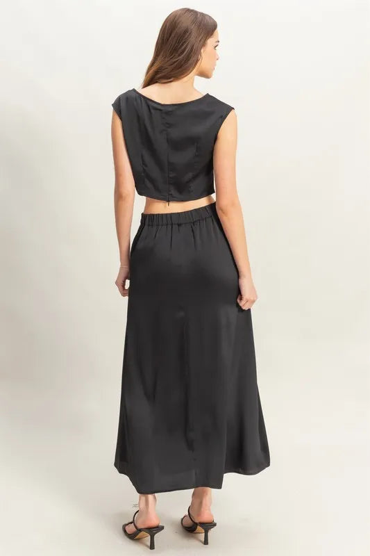 HYFVE Sleeveless Top and Maxi Skirt Set - Drazelle Store