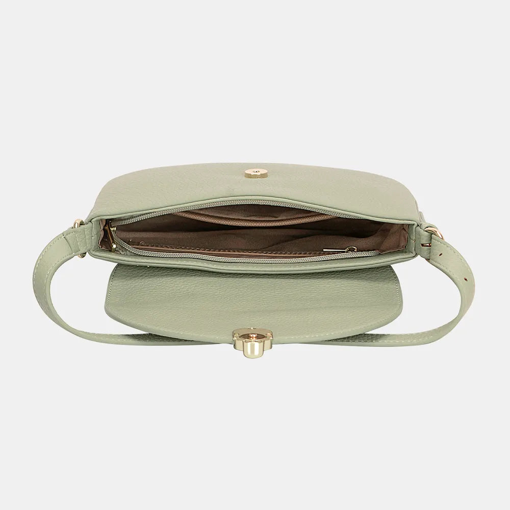 David Jones Metal Buckle Shoulder Bag - Drazelle Store