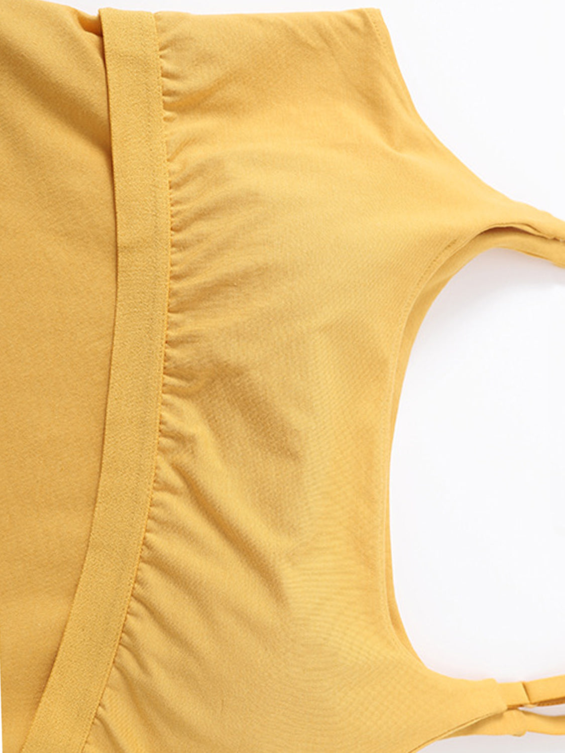 Scoop Neck Cropped Cami with Chest Pads - Drazelle Store