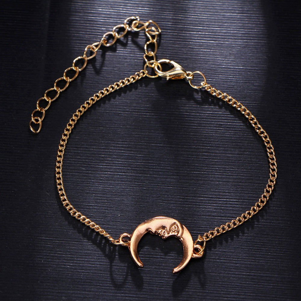 Simple Three-layer 3 Ankle Chain Metal Alloy Ornament Anklets Suit - Drazelle Store