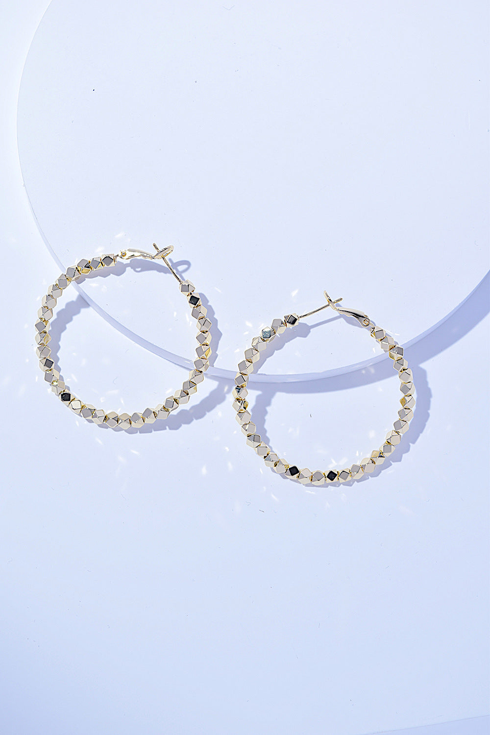 Alloy Hoop Earrings - Drazelle Store