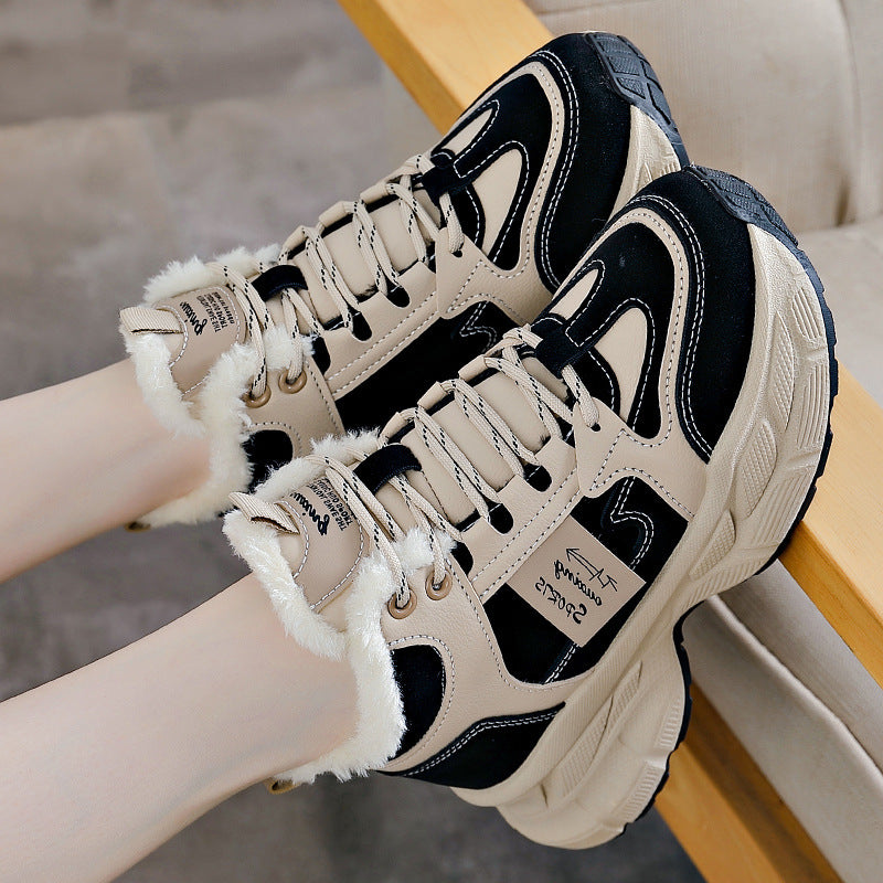 Winter Thermal Fleece-lined Sneakers - Drazelle Store