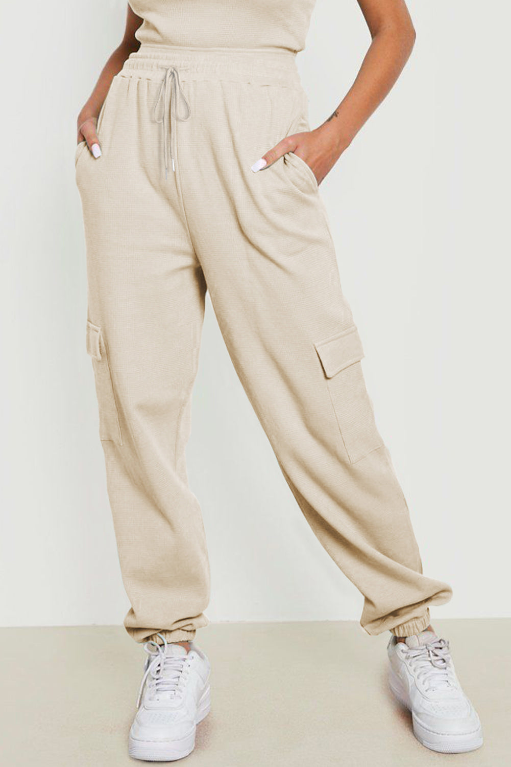 Drawstring Joggers with Pockets - Drazelle Store