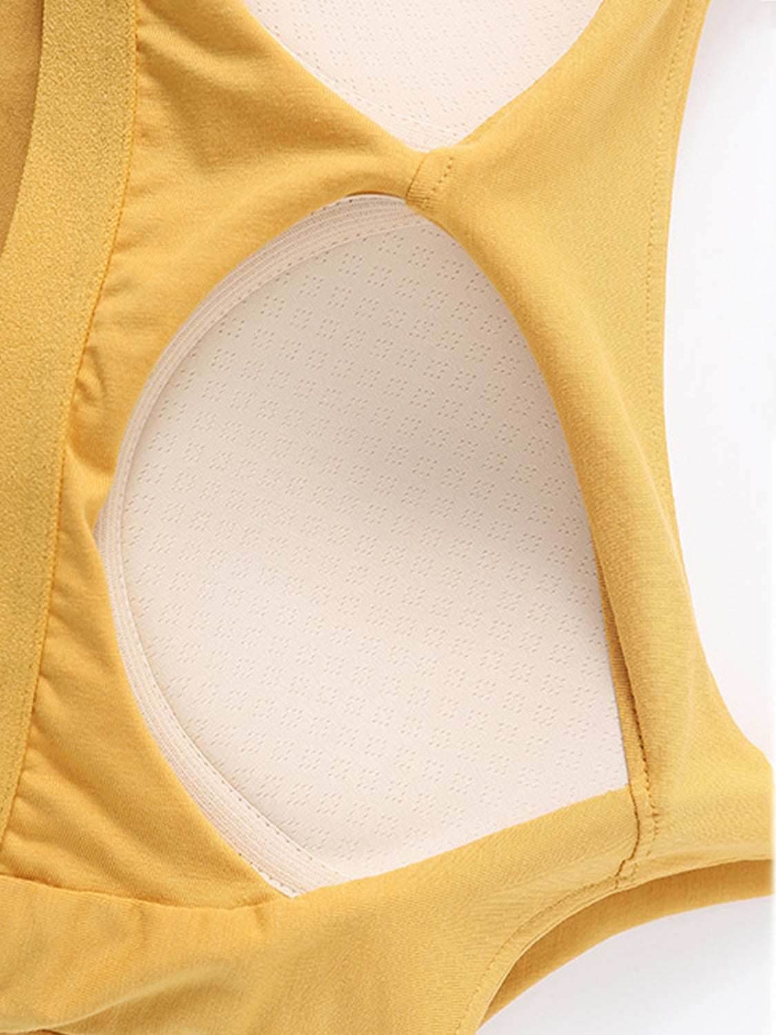 Scoop Neck Cropped Cami with Chest Pads - Drazelle Store