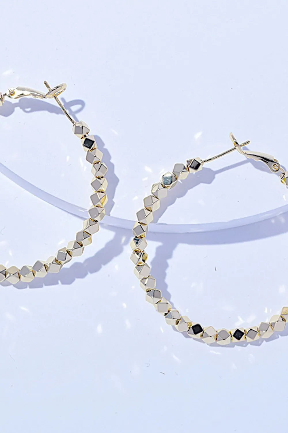 Alloy Hoop Earrings - Drazelle Store