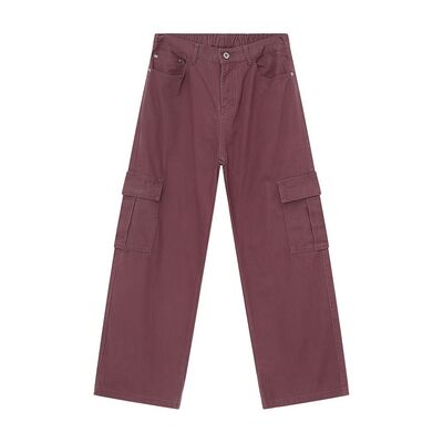Hight Rise Wide Leg Cargo Pants - Drazelle Store