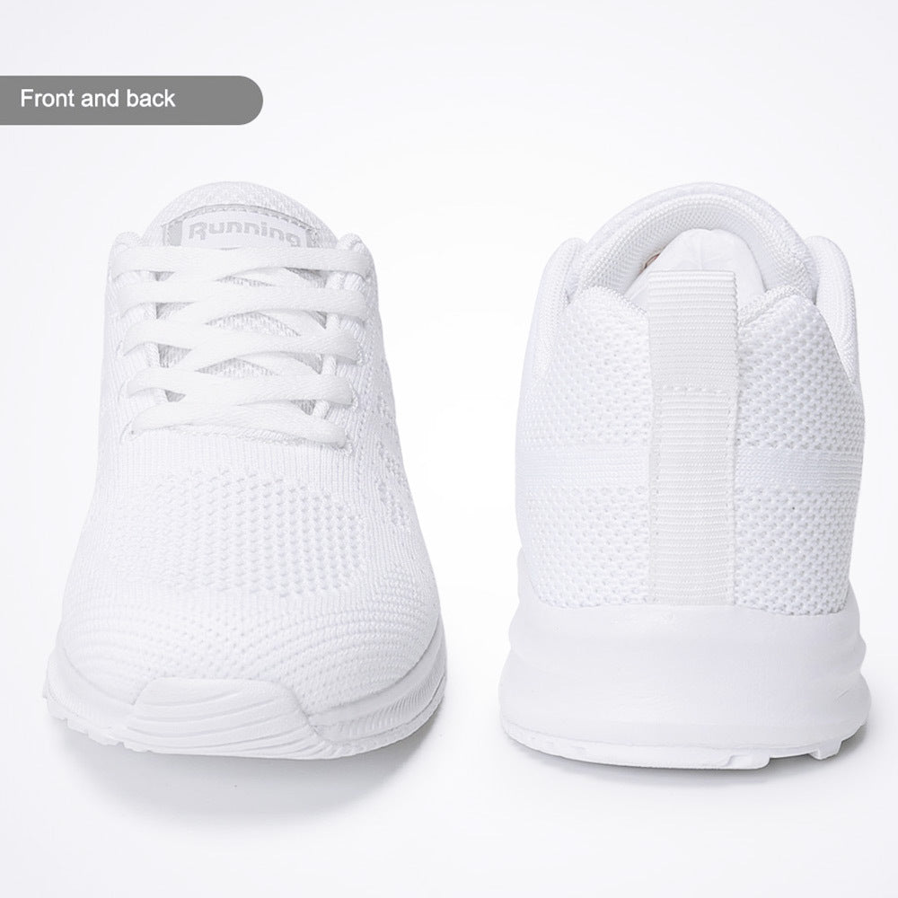 Black White Sneakers Women Lace Up - Drazelle Store