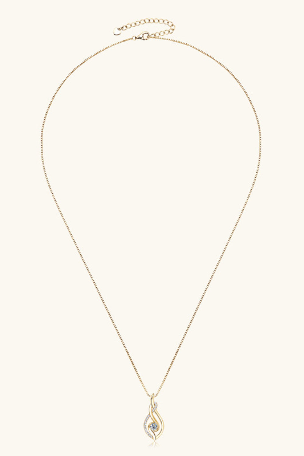 Moissanite 925 Sterling Silver Necklace - Drazelle Store