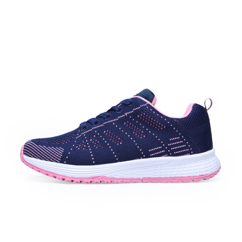 Black White Sneakers Women Lace Up - Drazelle Store
