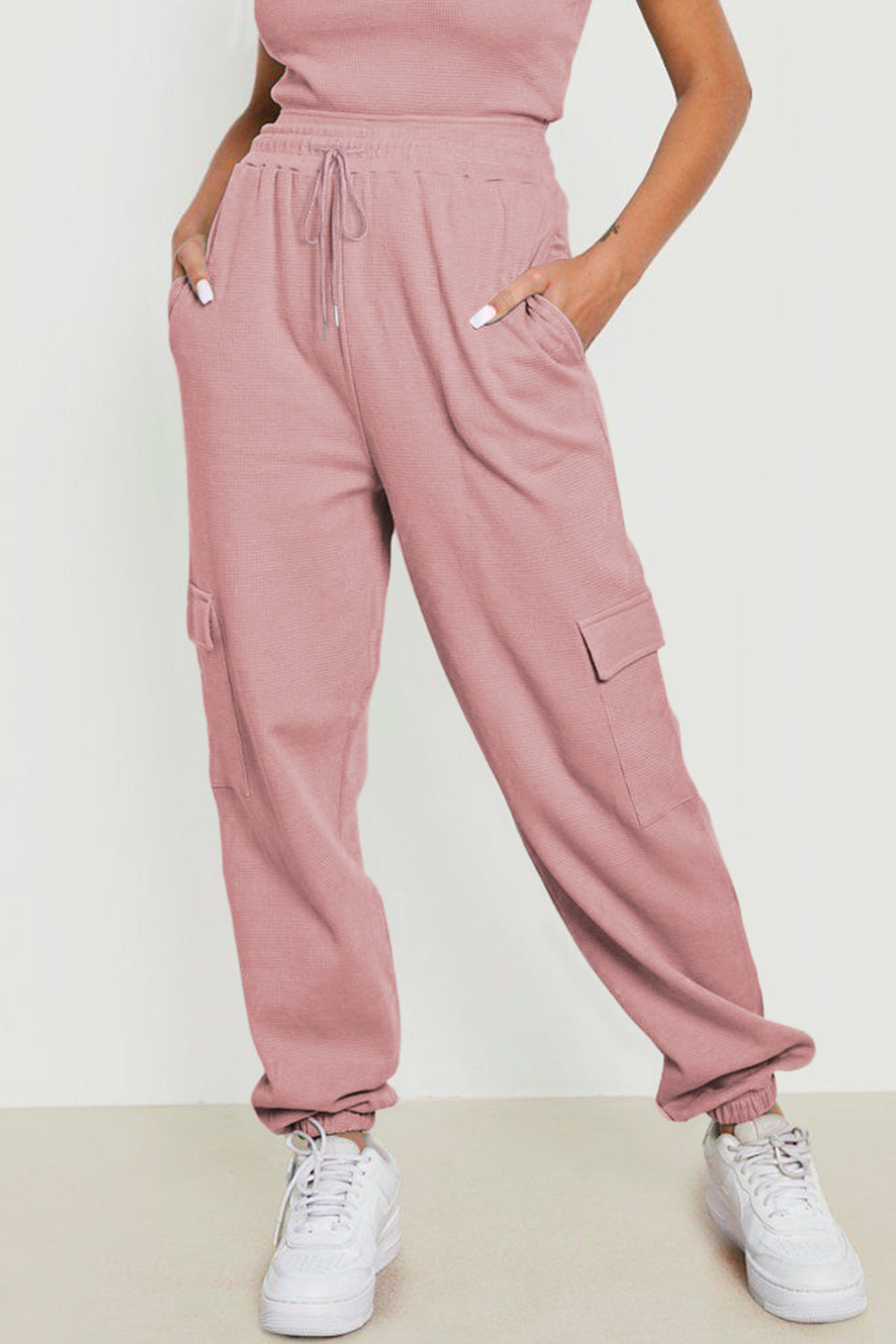 Drawstring Joggers with Pockets - Drazelle Store