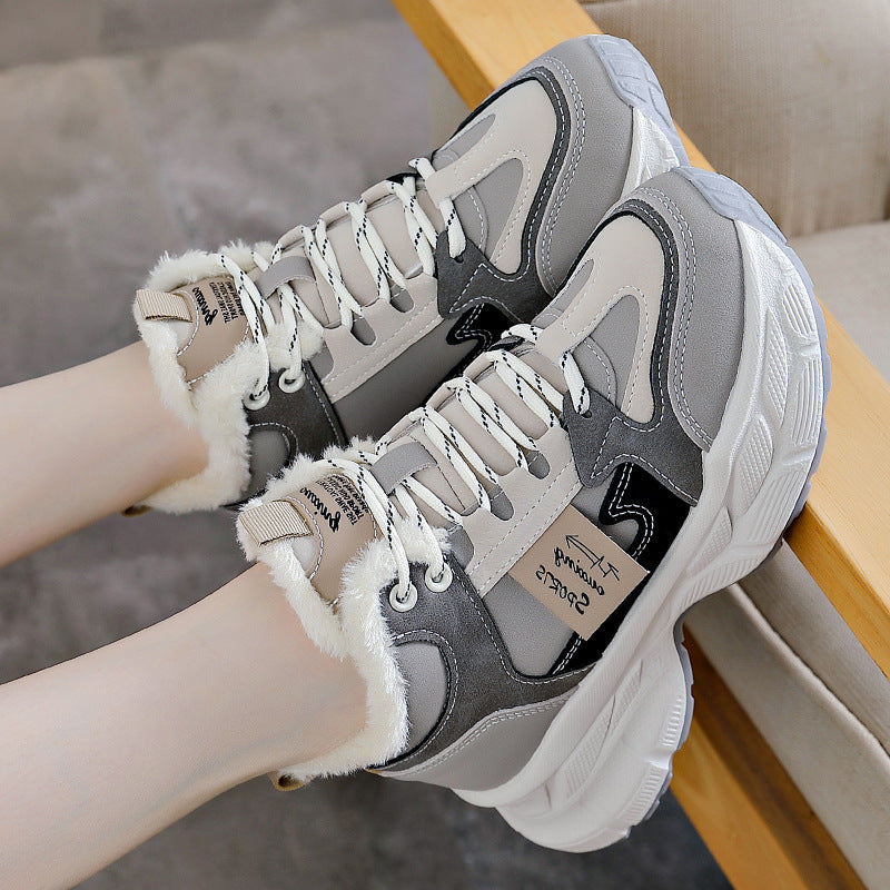 Winter Thermal Fleece-lined Sneakers - Drazelle Store