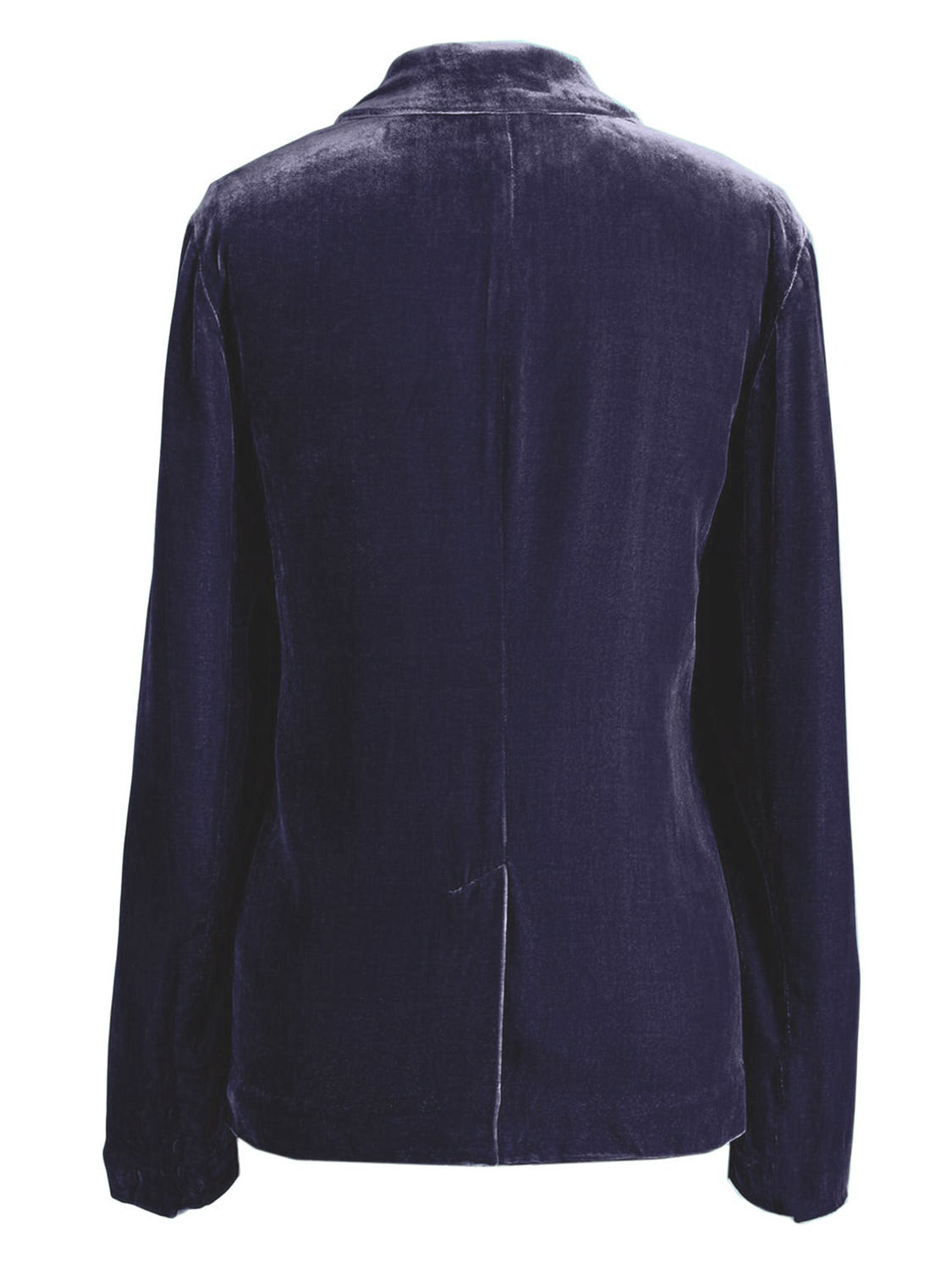 Pocketed Button Up Lapel Collar Blazer - Drazelle Store