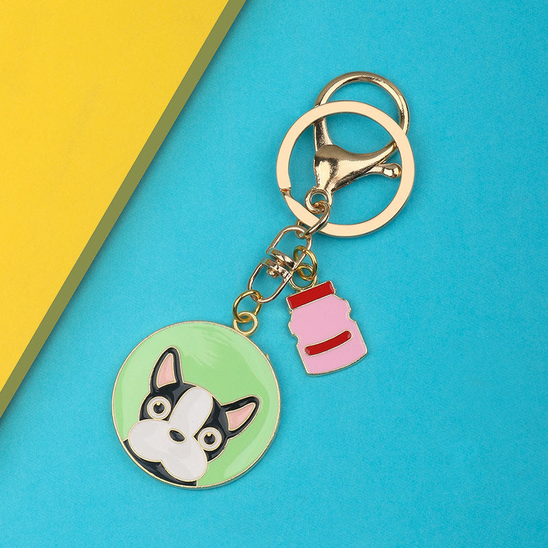 Couple's Exquisite Personality Pendant Keychain - Drazelle Store