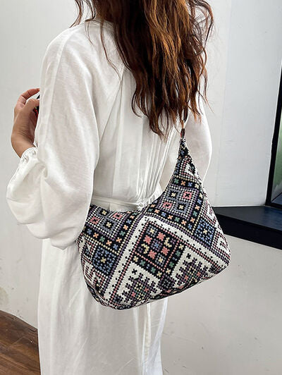Geometric Adjustable Strap Crossbody Bag - Drazelle Store