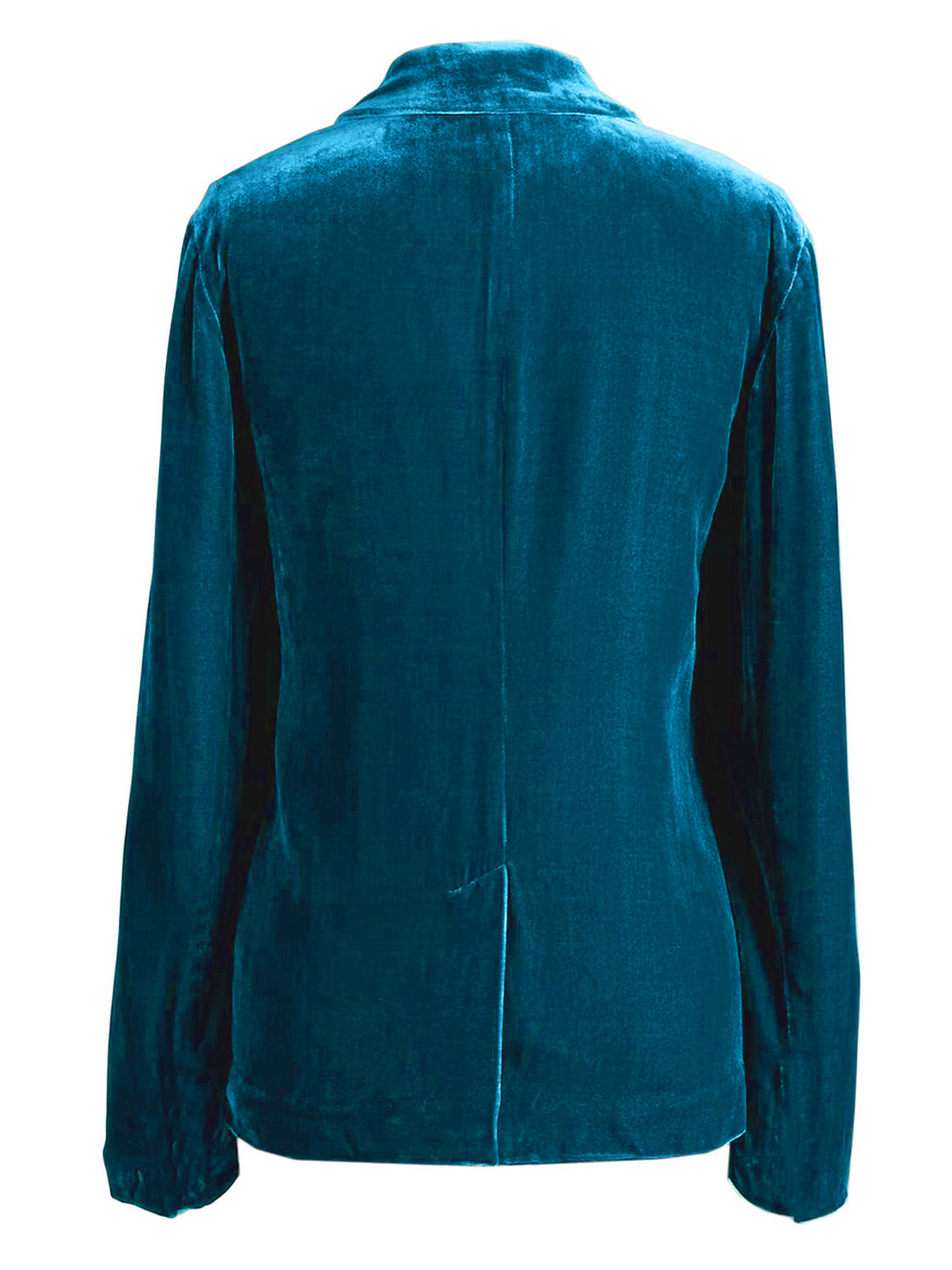 Pocketed Button Up Lapel Collar Blazer - Drazelle Store