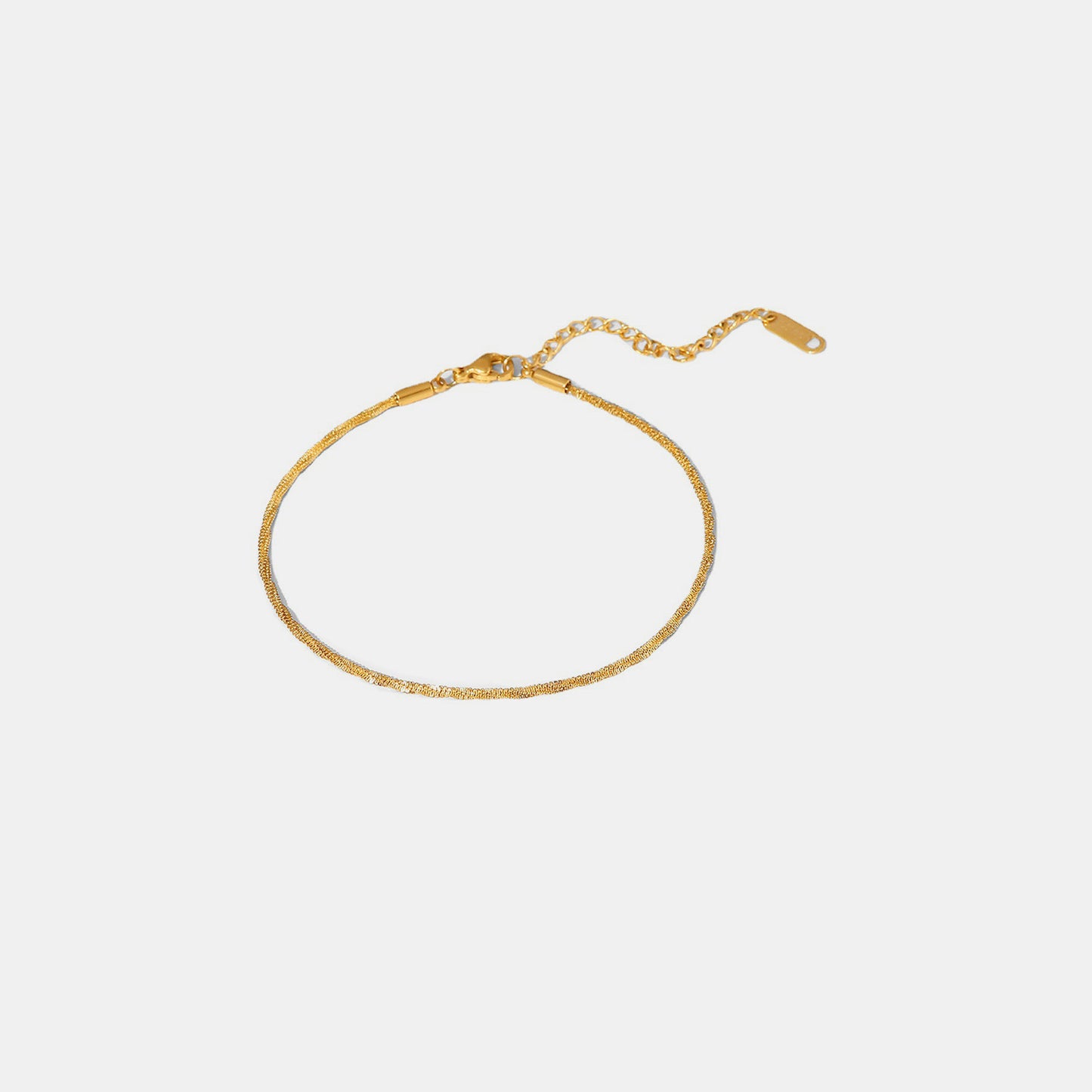 Minimalist Stainless Steel Anklet - Drazelle Store