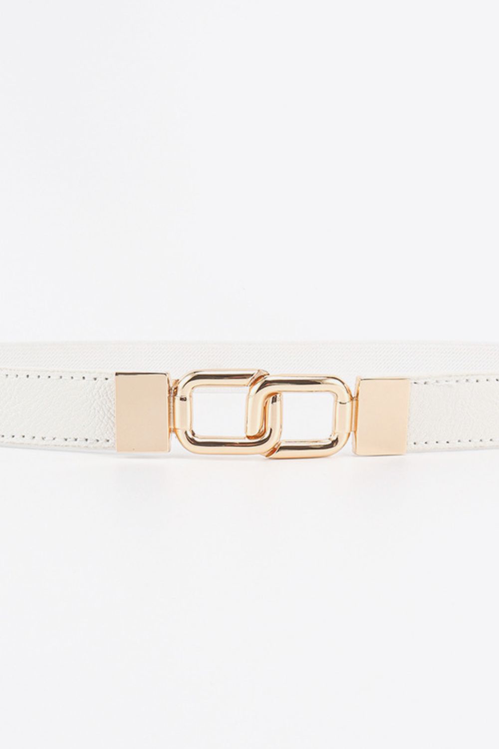 Geometric Double Buckle Elastic Belt - Drazelle Store