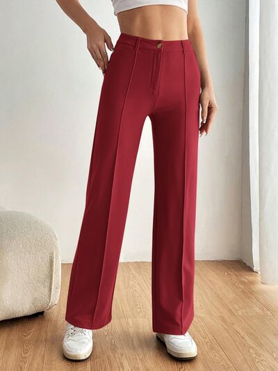 High Waist Wide Leg Pants - Drazelle Store