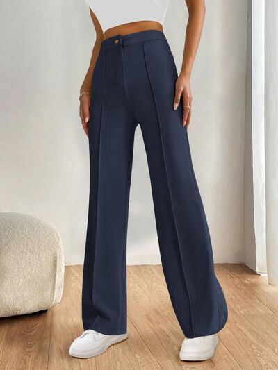 High Waist Wide Leg Pants - Drazelle Store