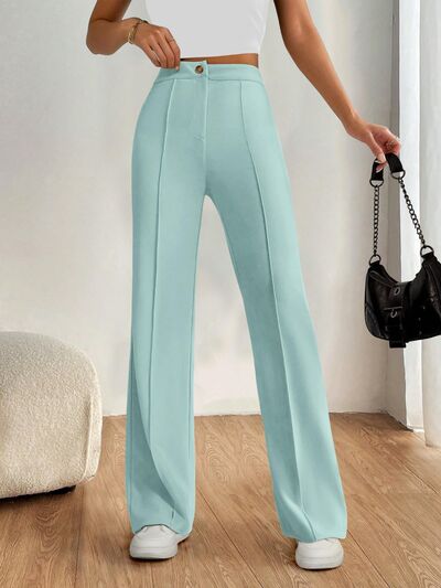 High Waist Wide Leg Pants - Drazelle Store