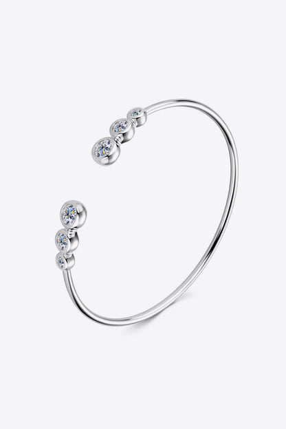 1.8 Carat Moissanite 925 Sterling Silver Bracelet - Drazelle Store