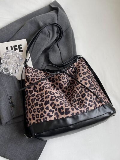 Leopard Dual Purpose Crossbody Bag - Drazelle Store