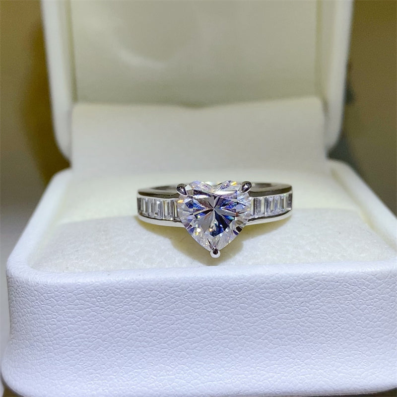 3 Carat Moissanite 925 Sterling Silver Ring - Drazelle Store