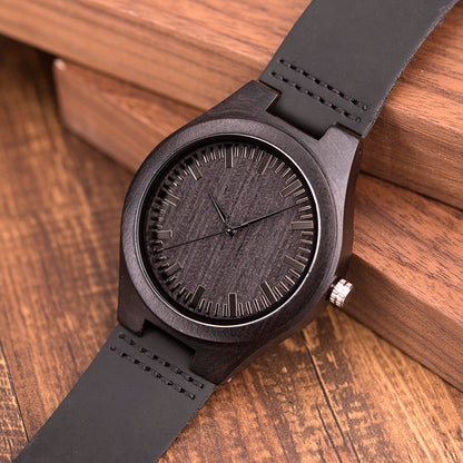 Wood Men's Quartz Watch - Drazelle Store