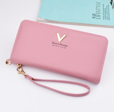 V Style Leather Wallet - Drazelle Store