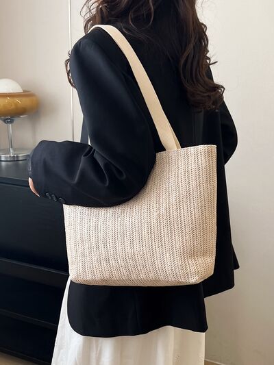 Straw Woven Tote Bag - Drazelle Store