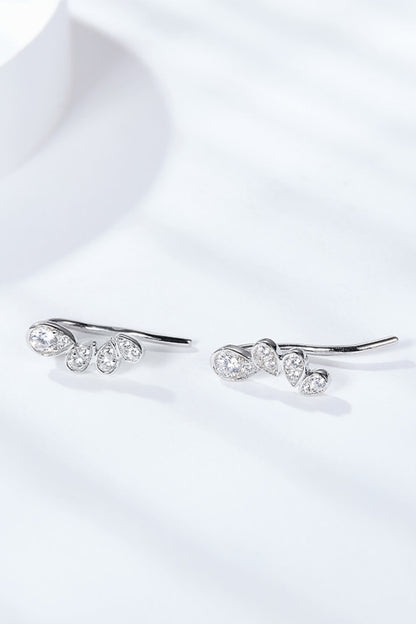 Pear Shape Moissanite Earrings - Drazelle Store