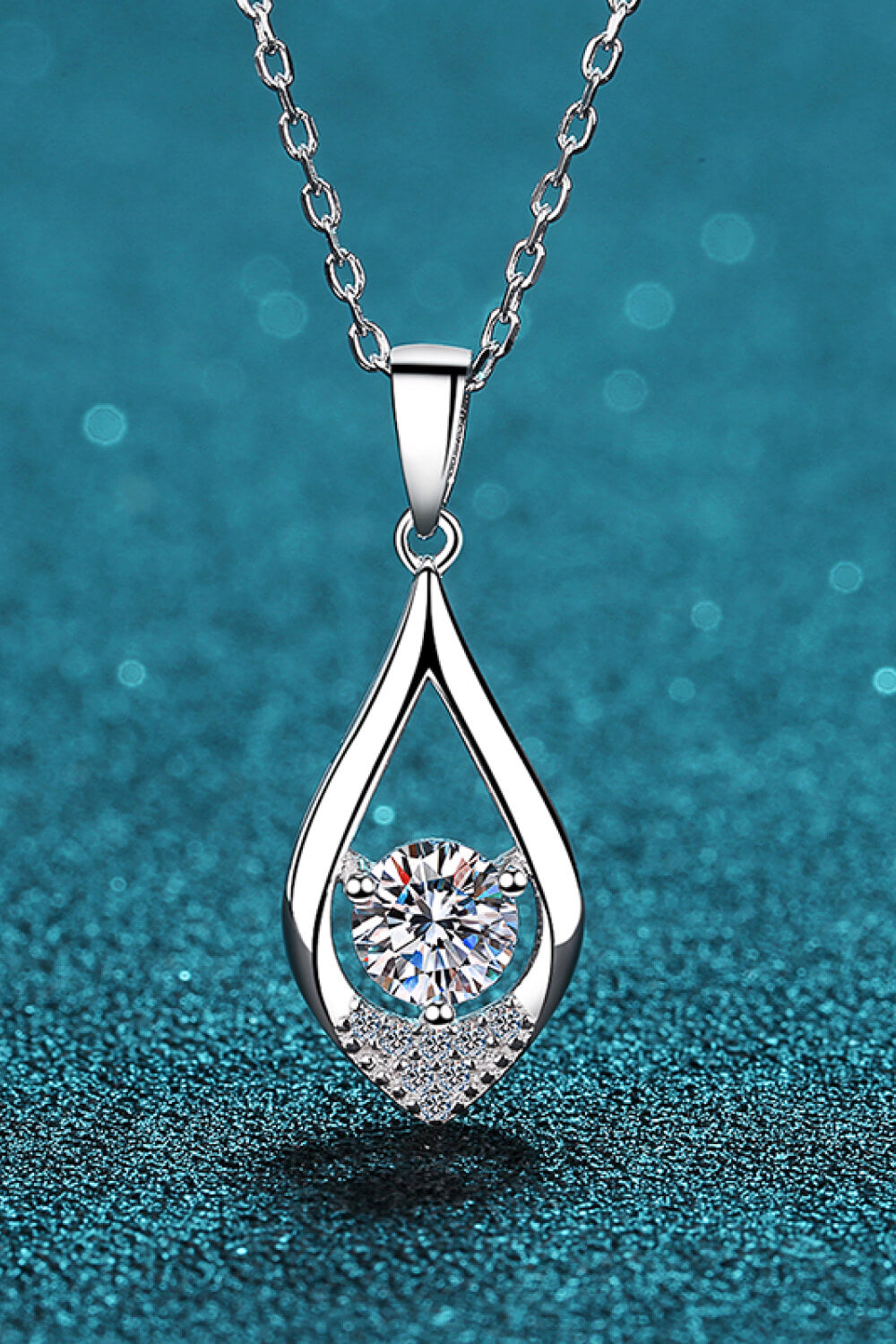 Glamorous Always Moissanite Pendant Necklace - Drazelle Store