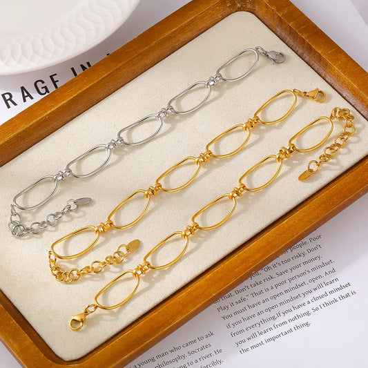 Titanium Steel Chain Bracelet - Drazelle Store