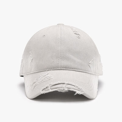 Distressed Adjustable Cotton Hat - Drazelle Store