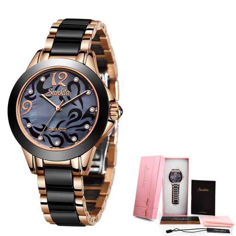 Ceramic Ladies Watches Exquisite High-end Watch - Drazelle Store