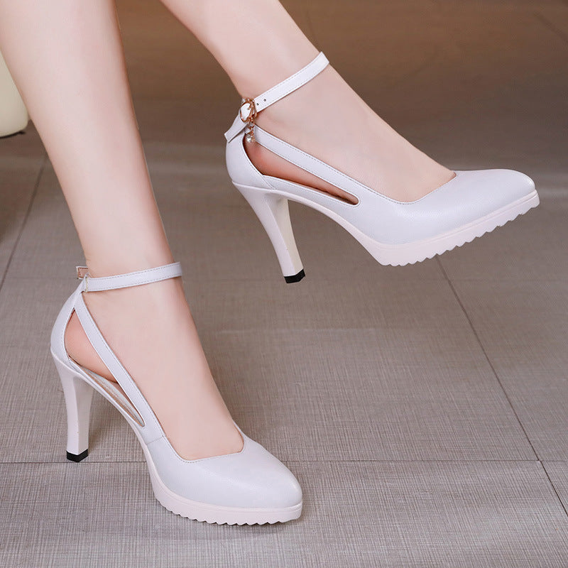 Pointed Toe Shoes Wedding Shoes Stiletto High Heels Pumps - Drazelle Store