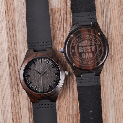 Wood Men's Quartz Watch - Drazelle Store