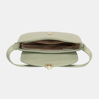 David Jones Metal Buckle Shoulder Bag - Drazelle Store