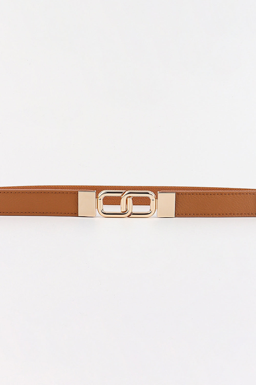 Geometric Double Buckle Elastic Belt - Drazelle Store