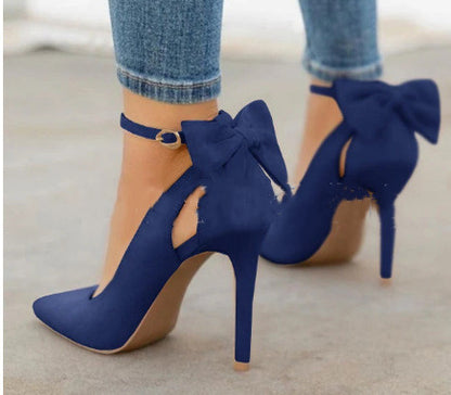 Women's Bow Stiletto Heels - Drazelle Store