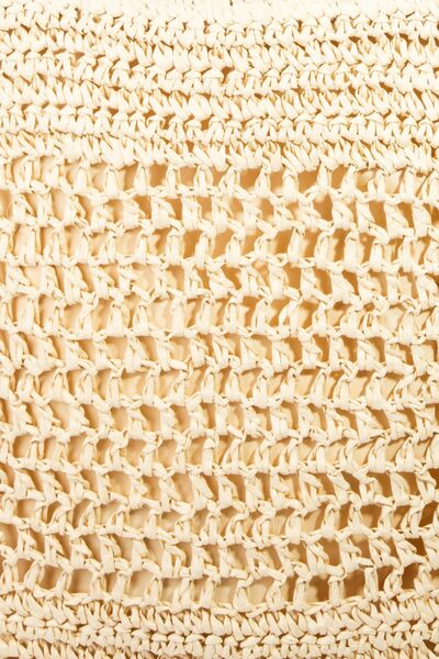 Fame Straw-Paper Crochet Tote Bag - Drazelle Store