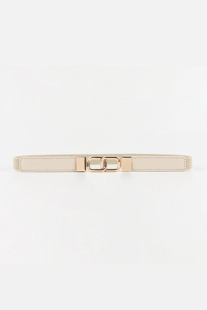 Geometric Double Buckle Elastic Belt - Drazelle Store