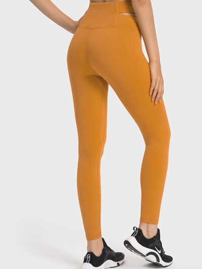 Millennia Crisscross Cutout Sports Leggings - Drazelle Store