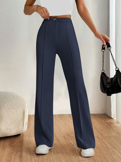 High Waist Wide Leg Pants - Drazelle Store