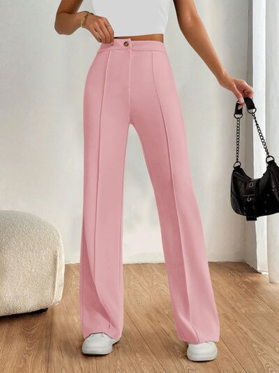 High Waist Wide Leg Pants - Drazelle Store