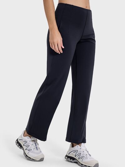 Millennia Pocketed High Waist Active Pants - Drazelle Store