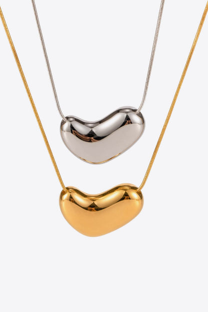 Heart Shape Pendant Necklace - Drazelle Store