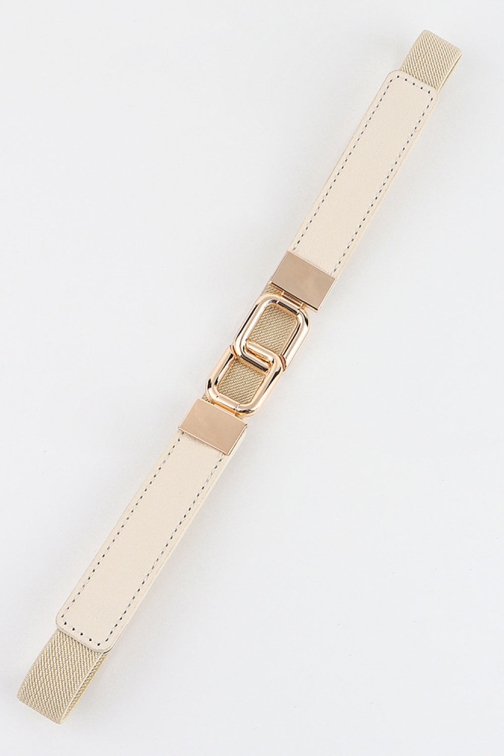 Geometric Double Buckle Elastic Belt - Drazelle Store