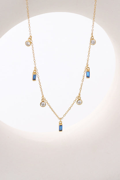 18K Gold Plated Multi-Charm Chain Necklace - Drazelle Store