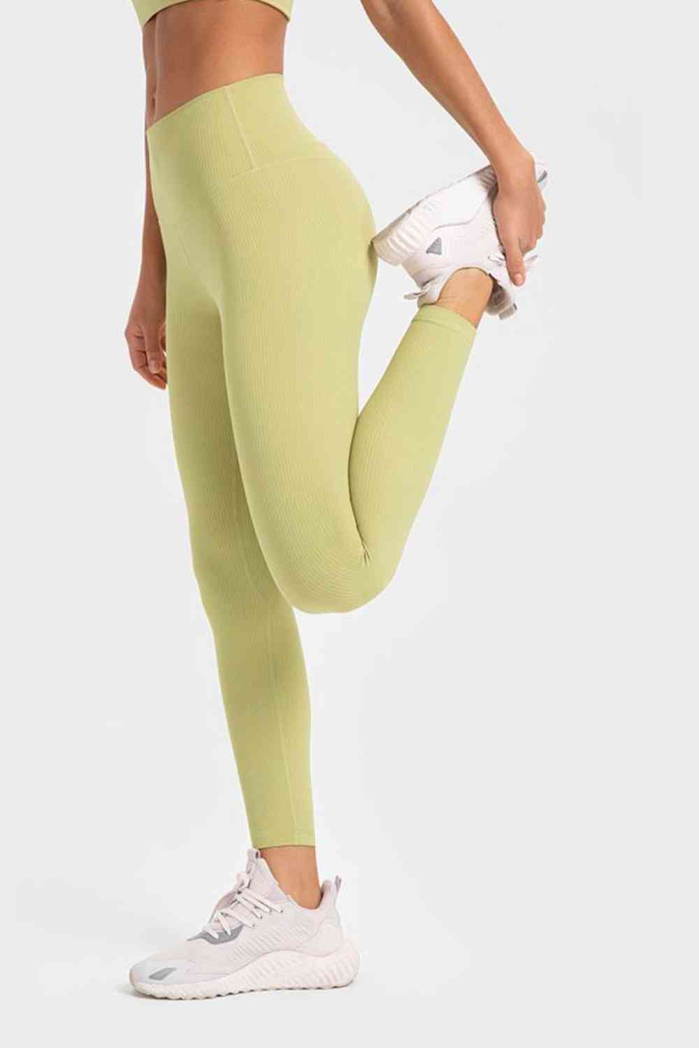 Millennia Highly Stretchy Wide Waistband Yoga Leggings - Drazelle Store